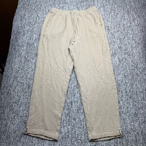 J Crew Pants Womens Small Reimagined Elastic Waist Drawstring Beige